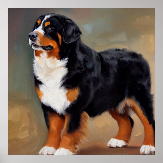 Bernese Mountain Dog Poster (Vorne)