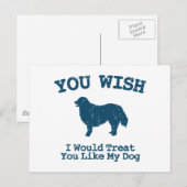 Bernese Mountain Dog Postkarte (Vorne/Hinten)