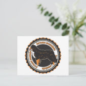 Bernese Mountain Dog Postkarte (Stehend Vorderseite)