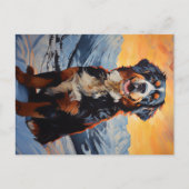 Bernese Mountain Dog Postkarte (Vorderseite)