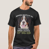 Bernese Mountain Dog Professional Human Trainer T-Shirt (Vorderseite)