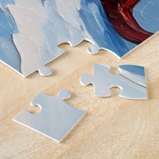 Bernese Mountain Dog Pulling Christmas Sled Hat Puzzle (Seite)