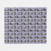 Bernese Mountain Dog Puppy Fleecedecke (Vorderseite (Horizontal))