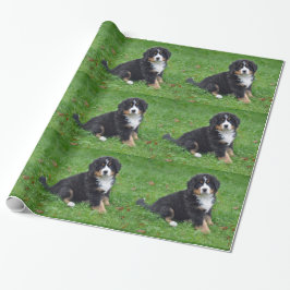 Bernese Mountain Dog Puppy Foto Geschenkpapier