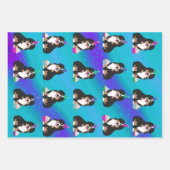 Bernese Mountain Dog Puppy Geschenkpapier Set (Vorderseite)