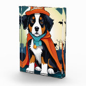 Bernese Mountain Dog Puppy Halloween Fotoblock (Rechts)