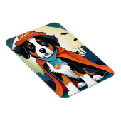 Bernese Mountain Dog Puppy Halloween Magnet (Rechte Seite)
