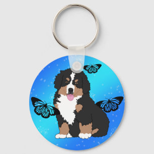 Bernese Mountain Dog Puppy Keychain Schlüsselanhänger