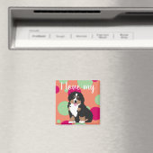 Bernese Mountain Dog Puppy Magnet (In Situ (Geschirrspüler))