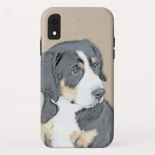 Bernese Mountain Dog Puppy Painting - Original Art Case-Mate iPhone Hülle
