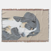 Bernese Mountain Dog Puppy Painting - Original Art Decke (Vorderseite)