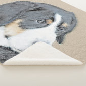 Bernese Mountain Dog Puppy Painting - Original Art Sherpadecke (3/4)