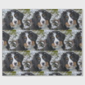 Bernese Mountain Dog Puppy Second Geschenkpapier (Flach)