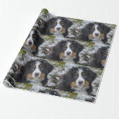 Bernese Mountain Dog Puppy Second Geschenkpapier (Ungerollt)