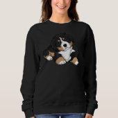 Bernese Mountain Dog Puppy Sweatshirt (Vorderseite)