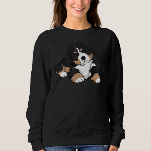 Bernese Mountain Dog Puppy Sweatshirt (Vorderseite)