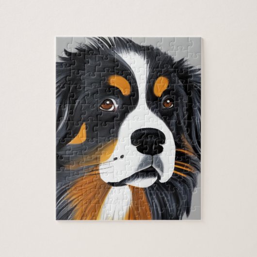 Bernese Mountain Dog Puzzle (Vertikal)