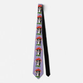 Bernese Mountain Dog Red Mushroom Cap Krawatte (Vorderseite)