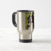Bernese Mountain Dog Reisebecher (Vorderseite Links)