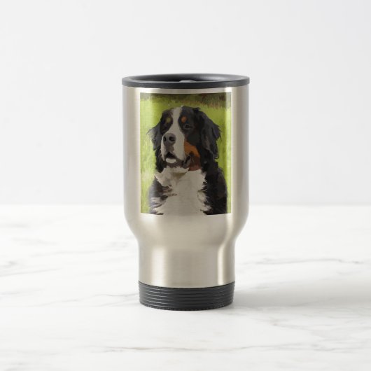 Bernese Mountain Dog Reisebecher (Mittel)