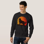 Bernese Mountain Dog Retro Sweatshirt (Vorne ganz)