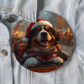 Bernese Mountain Dog Roller Untersetzer Weihnachte Button (Beispiel)