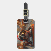 Bernese Mountain Dog Roller Untersetzer Weihnachte Gepäckanhänger (Vorderseite vertikal)