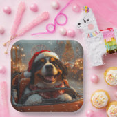 Bernese Mountain Dog Roller Untersetzer Weihnachte Pappteller (Party)