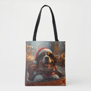 Bernese Mountain Dog Roller Untersetzer Weihnachte Tasche