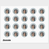 Bernese Mountain Dog Round Stickers (Blatt)