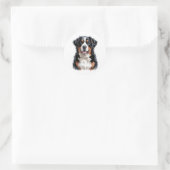 Bernese Mountain Dog Runder Aufkleber (Tasche)