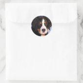 Bernese Mountain Dog Runder Aufkleber (Tasche)