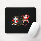 Bernese Mountain Dog Santa Claus Boots Christmas W Mousepad (Mit Mouse)