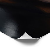 Bernese Mountain Dog Santa Claus Weihnachten Poster (Ecke)