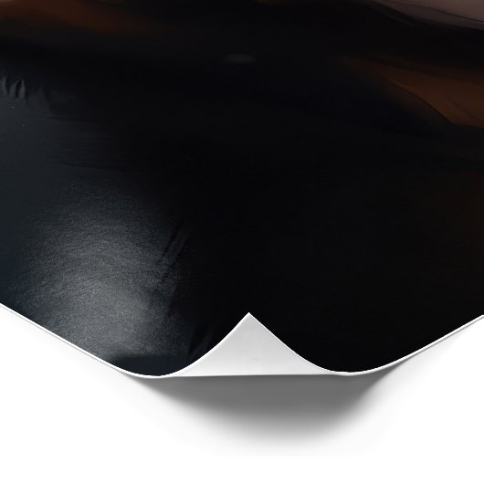 Bernese Mountain Dog Santa Claus Weihnachten Poster (Ecke)