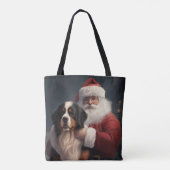 Bernese Mountain Dog Santa Claus Weihnachten Tasche (Rückseite)