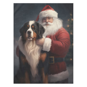 Bernese Mountain Dog Santa Claus Weihnachten Tischdecke