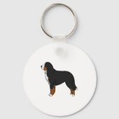 Bernese Mountain Dog Schlüsselanhänger (Vorderseite)