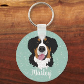 Bernese Mountain Dog Schlüsselanhänger (Vorderseite)