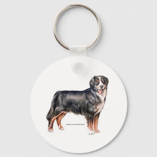 Bernese Mountain Dog Schlüsselanhänger (Vorderseite)