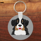 Bernese Mountain Dog Schlüsselanhänger (Vorderseite)
