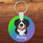 Bernese Mountain Dog Schlüsselanhänger (Vorderseite)