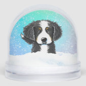 Bernese Mountain Dog Schneekugeln (Vorderseite)