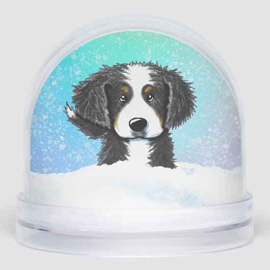 Bernese Mountain Dog Schneekugeln (Vorderseite)