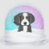 Bernese Mountain Dog Schneekugeln (Rückseite)