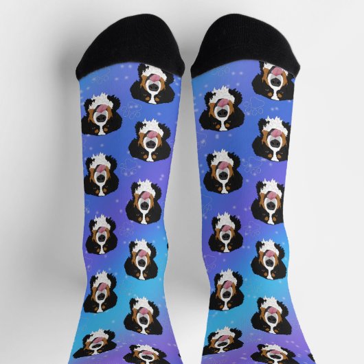Bernese Mountain Dog Socken (Oben)