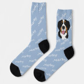 Bernese Mountain Dog Socken (Linkes Detail)