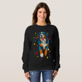 Bernese Mountain Dog Space Science Cosmos Sweatshirt (Vorne ganz)