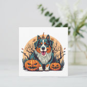 Bernese Mountain Dog Spooky Halloween (Stehend Vorderseite)