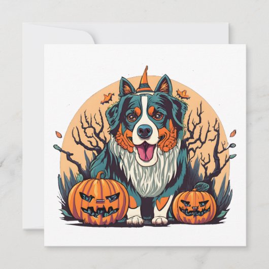 Bernese Mountain Dog Spooky Halloween (Vorderseite)